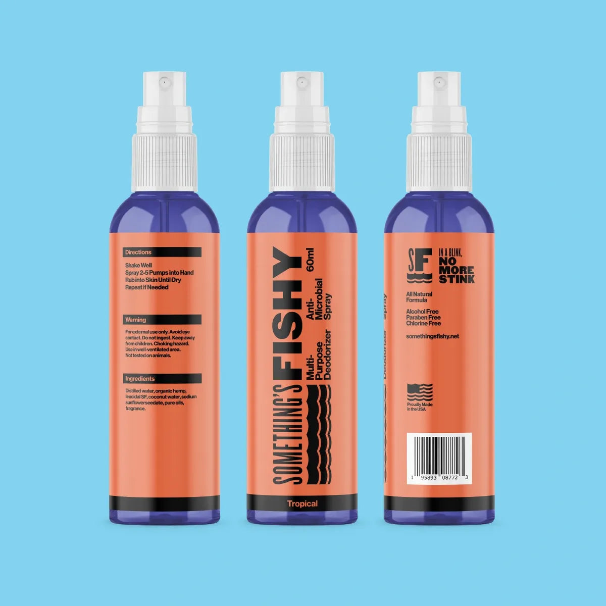 Something's Fishy - Extreme All Natural Deodorizer - Citrus/Tropical Combo