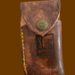 Something's Fishy Branded 
Leather Sheath for Pocket Knife or Tool Belt
